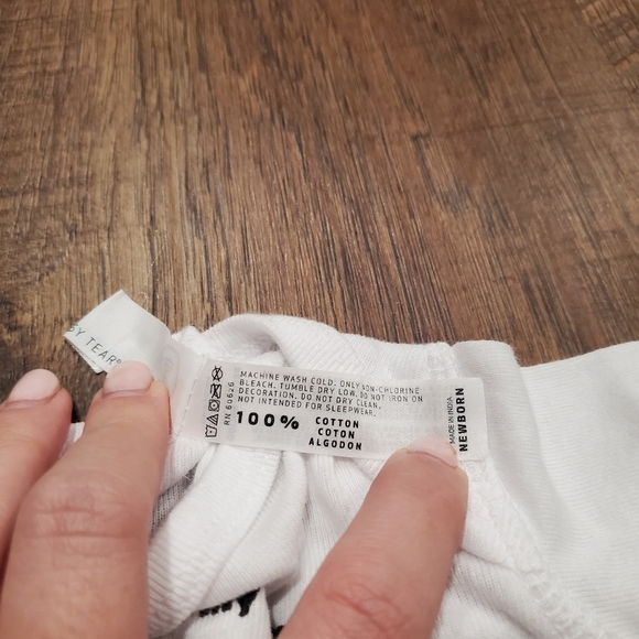 Rabbit Skins Birth Beautifully Baby White Placenta Owl Unisex Bodysuit Cotton NB - Picture 5 of 7